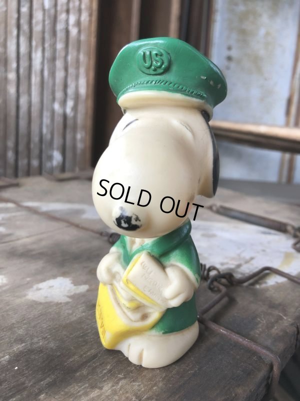 画像3: Vintage Snoopy Vinyl Doll U.S. MAIL (B420)
