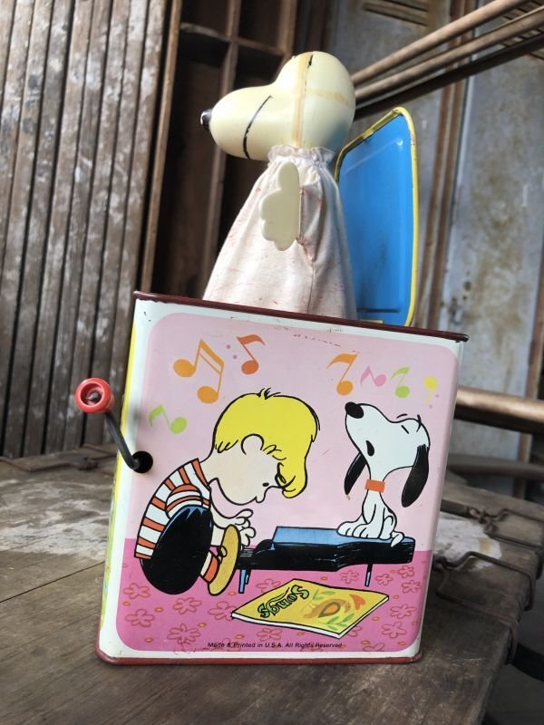 画像3: Vintage Mattel Snoopy in the Music Box JUNK (B422)