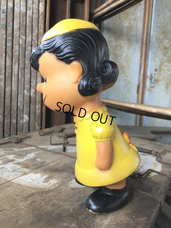 画像4: 50s Vintage Snoopy Lucy Vinyl Doll Hungerford (B426)