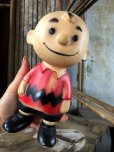 画像1: 50s Vintage Snoopy Charlie Brown Small Size Vinyl Doll Hungerford (B428) (1)