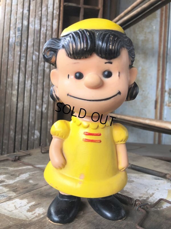 画像2: 50s Vintage Snoopy Lucy Vinyl Doll Hungerford (B427)