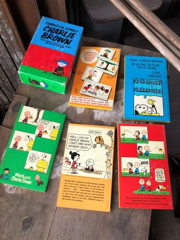 画像2: Vintage Snoopy Charlie Brown Paperback Comic SET (B418)