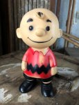 画像2: 50s Vintage Snoopy Charlie Brown Small Size Vinyl Doll Hungerford (B428) (2)