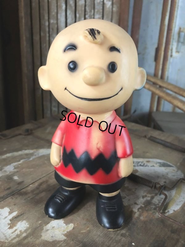 画像2: 50s Vintage Snoopy Charlie Brown Small Size Vinyl Doll Hungerford (B428)