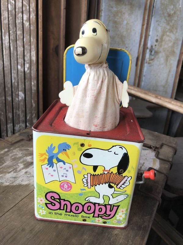 画像2: Vintage Mattel Snoopy in the Music Box JUNK (B422)