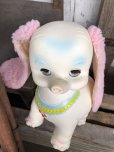 画像2:  60s Vintage Edward Mobley Arrow Sleep Eyes Rubber Squeak Elephant (C433) (2)