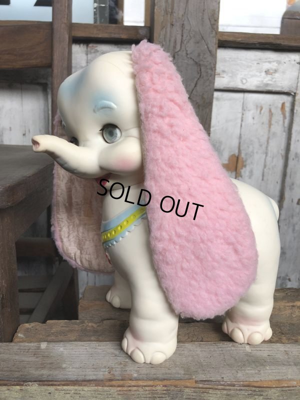 画像8:  60s Vintage Edward Mobley Arrow Sleep Eyes Rubber Squeak Elephant (C433)