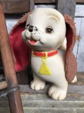  60s Vintage Edward Mobley Arrow Sleep Eyes Rubber Squeak Dog (C432)