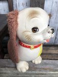 画像4:  60s Vintage Edward Mobley Arrow Sleep Eyes Rubber Squeak Dog (C432)