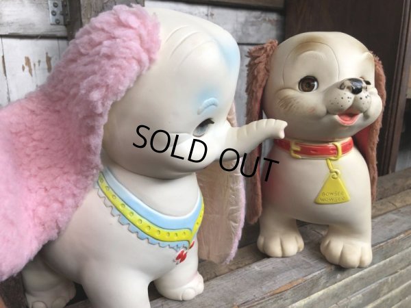 画像15:  60s Vintage Edward Mobley Arrow Sleep Eyes Rubber Squeak Elephant (C433)