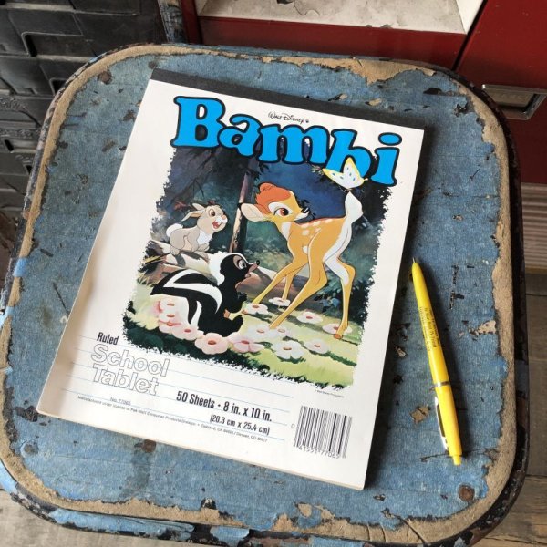 画像1: Vintage Disney School Tablet Bambi (C076) 