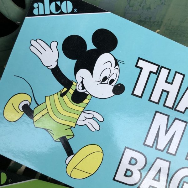 画像5: Vintage Disney Mickey Mouse Card Panel That's My Bag! (C081) 