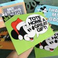 画像2: Vintage Disney Mickey Mouse Card Panel TOTE HOME A GREAT GIFT! (C083)  (2)
