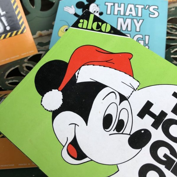 画像3: Vintage Disney Mickey Mouse Card Panel TOTE HOME A GREAT GIFT! (C083) 