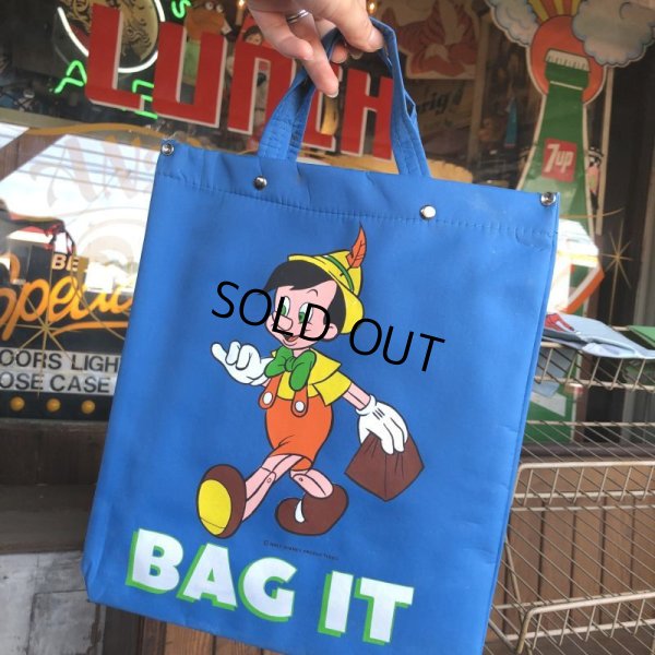 画像1: Vintage Disney Utility Bag Pinocchio (C085) 