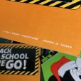 画像4: Vintage Disney Mickey Mouse Card Panel BACK TO SCHOOL WE GO! (C082)  (4)