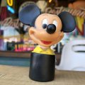 Vintage Disney Mickey Mouse Vinyl Toy (B447) 
