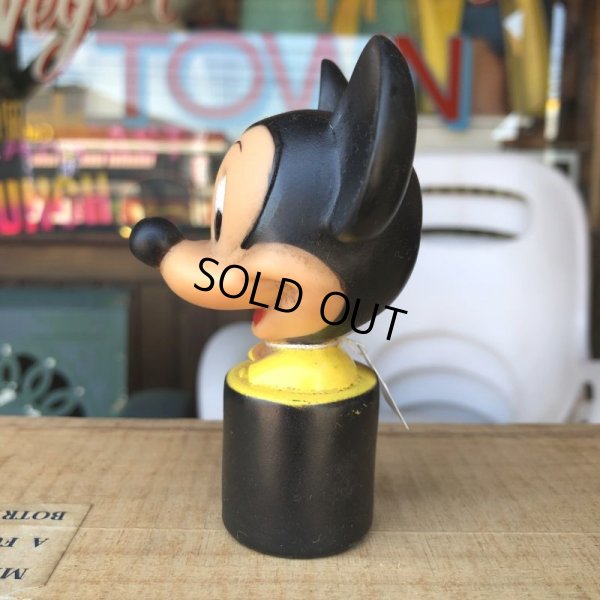 画像4: Vintage Disney Mickey Mouse Vinyl Toy (B447) 