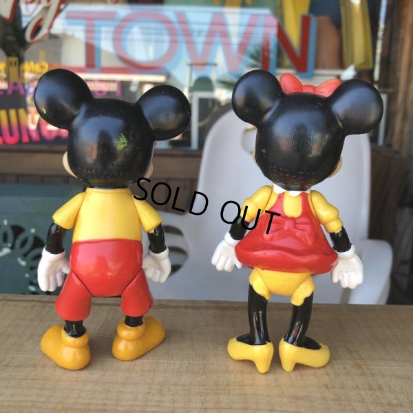 画像4: Vintage R.Dakin Disney Mickey and Minnie Mouse Mini Figure Set (B439) 