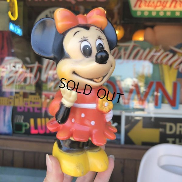 画像1: Vintage Disney Minnie Mouse Coin Bank Doll (B446) 
