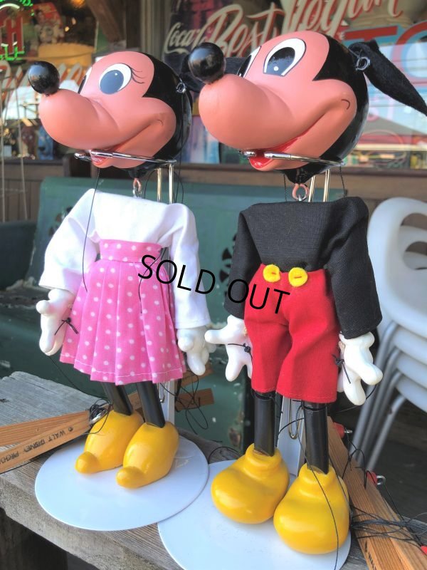画像3: 70s Vintage Disney Pelham Puppet MIckey and Minnie Mouse Set (B451) 