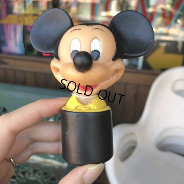 画像6: Vintage Disney Mickey Mouse Vinyl Toy (B447) 