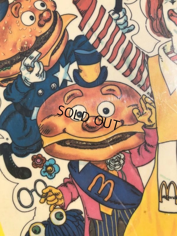 画像9: 70s Vintage McDonalds GET YOUR POSTER CALENDAR Translite Store Display Sign (B452) 