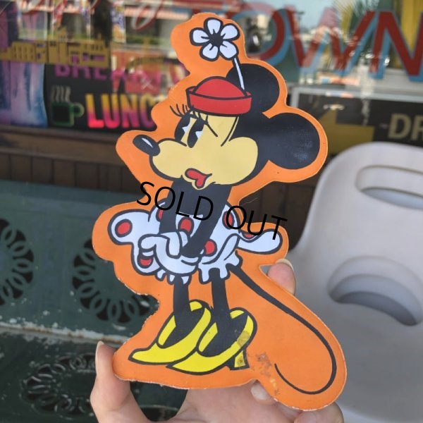 画像1: Vintage Disney Minnie Mouse Magnet L (C100) 