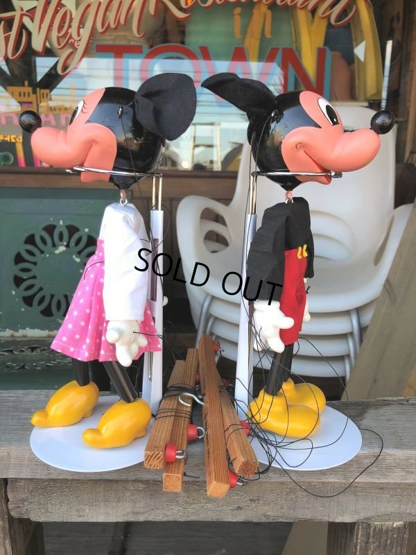 画像9: 70s Vintage Disney Pelham Puppet MIckey and Minnie Mouse Set (B451) 