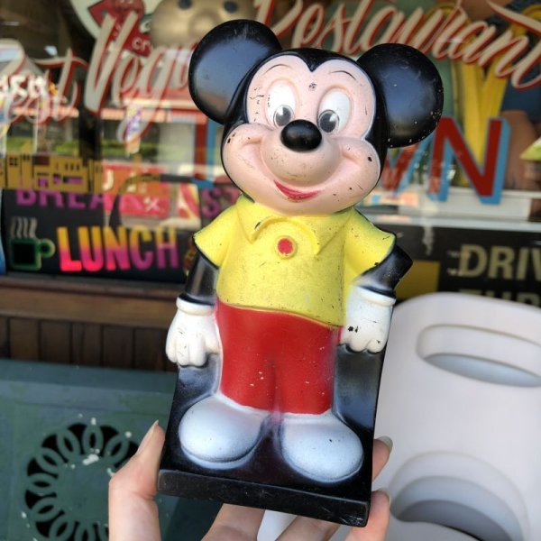 画像13: Vintage Play Pal Disney Mickey Mouse Coin Bank Doll (B448) 