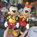 Vintage R.Dakin Disney Mickey and Minnie Mouse Mini Figure Set (B439) 