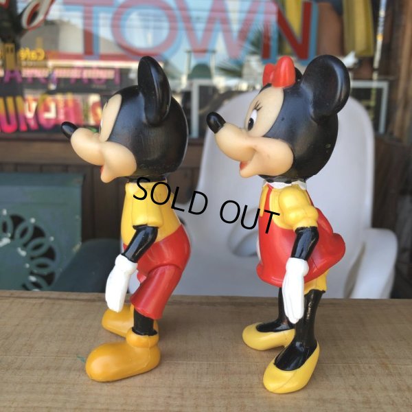 画像3: Vintage R.Dakin Disney Mickey and Minnie Mouse Mini Figure Set (B439) 