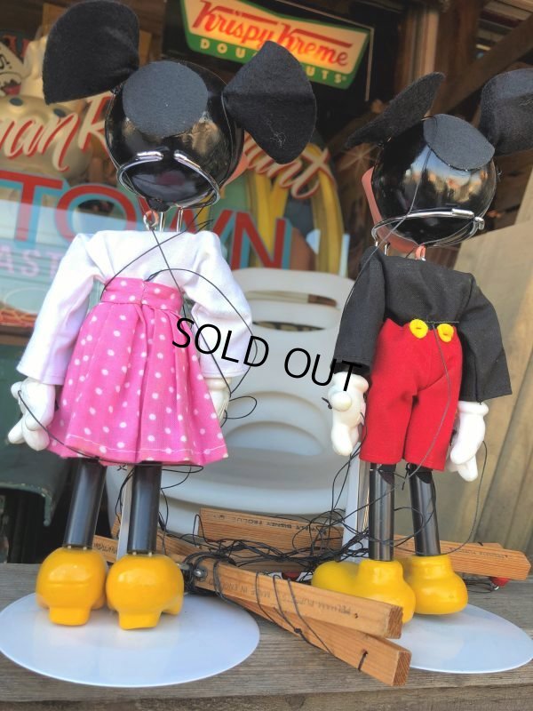 画像12: 70s Vintage Disney Pelham Puppet MIckey and Minnie Mouse Set (B451) 