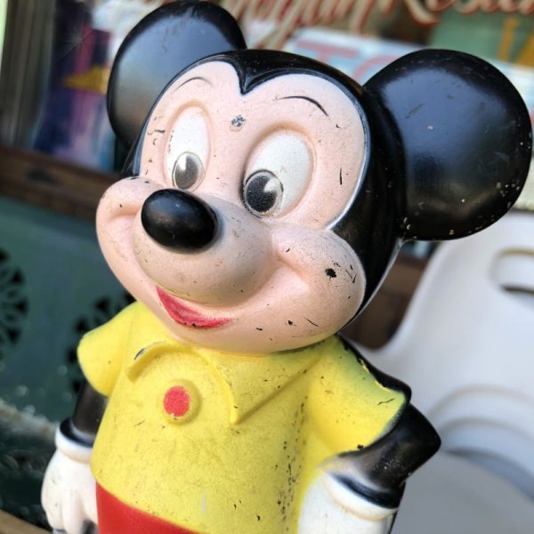 画像4: Vintage Play Pal Disney Mickey Mouse Coin Bank Doll (B448) 