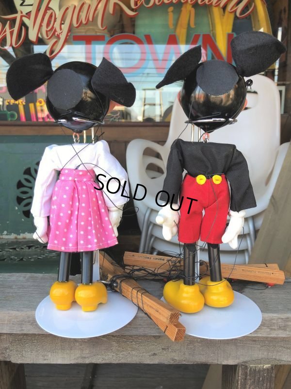 画像10: 70s Vintage Disney Pelham Puppet MIckey and Minnie Mouse Set (B451) 