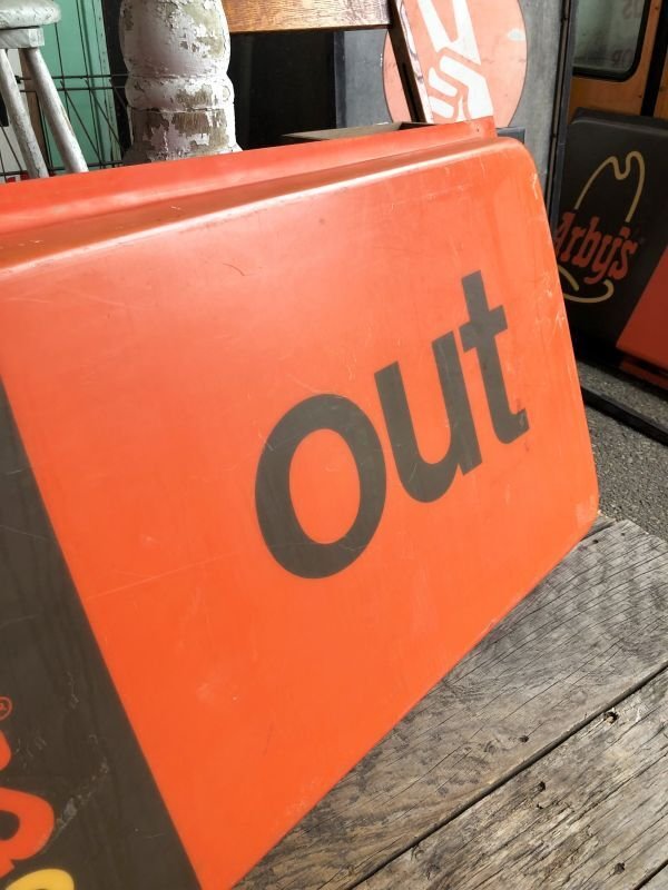 画像3:  Vintage Advertising Arby's Roast Beef Sandwich Drive-thru Out Sign (B454)