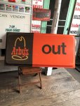 画像6:  Vintage Advertising Arby's Roast Beef Sandwich Drive-thru Out Sign (B454)