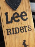 画像15: Vintage LEE RIDERS Advertising Wood Boot Jack Bucking Horse (B455)