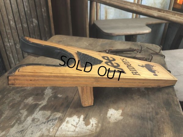 画像4: Vintage LEE RIDERS Advertising Wood Boot Jack Bucking Horse (B455)