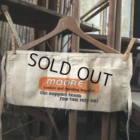 Vintage Advertising Work Apron MOORE'S (B479)