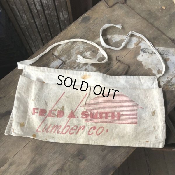 画像3: Vintage Advertising Work Apron FRED A.SMITH Lumber (B468)