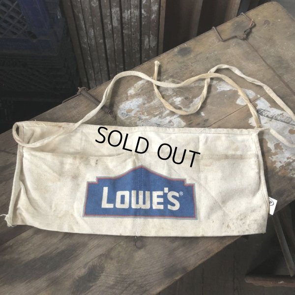 画像4: Vintage Advertising Work Apron LOWE'S (B456)