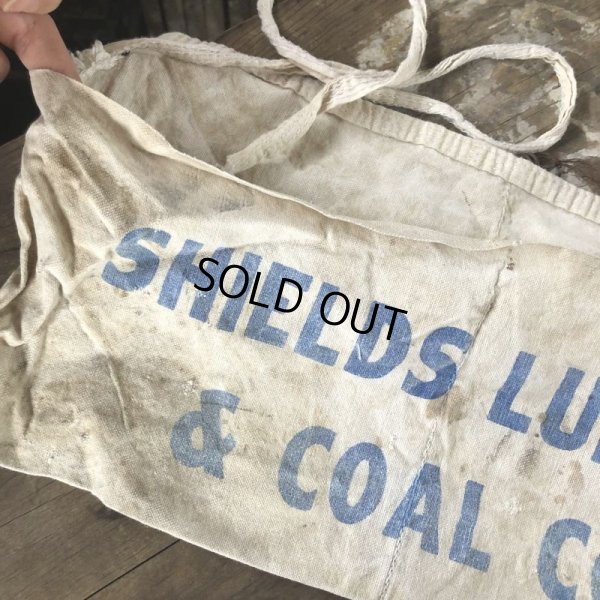 画像4: Vintage Advertising Work Apron SHIELDS LUMBER (B464)