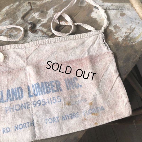 画像6: Vintage Advertising Work Apron PINE ISLAND LUMBER (B460)
