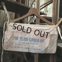 Vintage Advertising Work Apron PINE ISLAND LUMBER (B460)