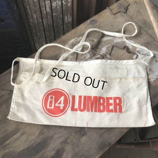 画像3: Vintage Advertising Work Apron 84 LUMBER (B462)