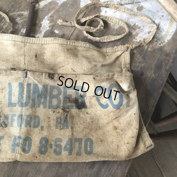 画像6: Vintage Advertising Work Apron GREGO LUMBER (B463)