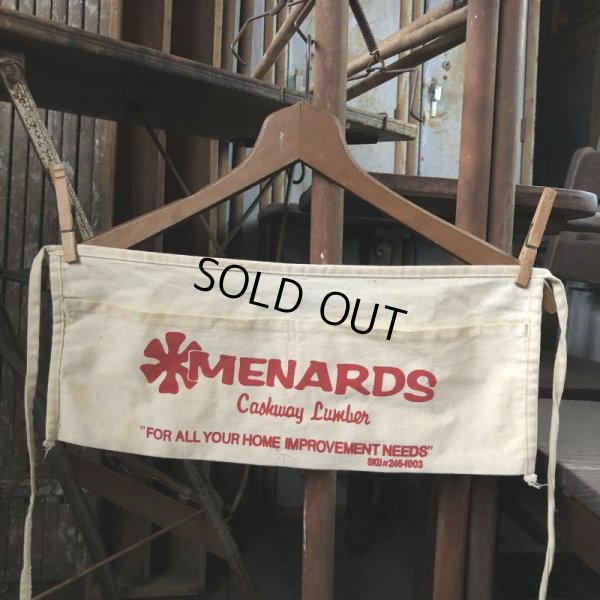 画像1: Vintage Advertising Work Apron MENARDS (B466)