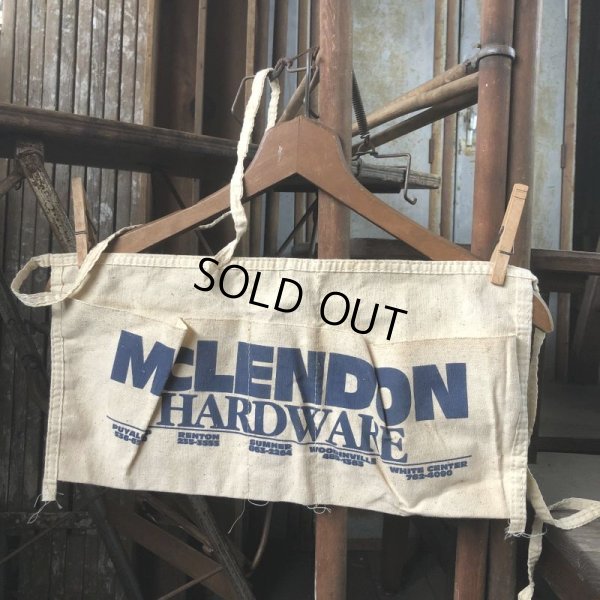 画像1: Vintage Advertising Work Apron McLENDON Hardware (B475)