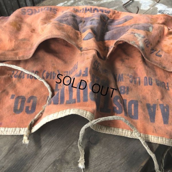 画像8: Vintage Advertising Work Apron AA DISTRIBUTING aluminum sidings (B478)